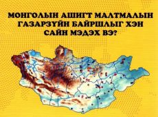 Монголын ашигт малтмалын газарзүйн байршлыг хэн сайн мэдэх вэ? ном ...