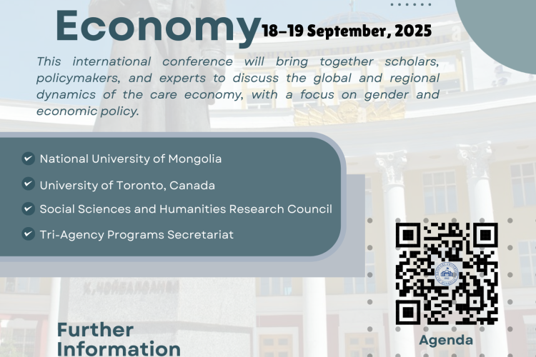 “Economics & Gender: Care Economy” олон улсын эрдэм шинжилгээний хурал болно