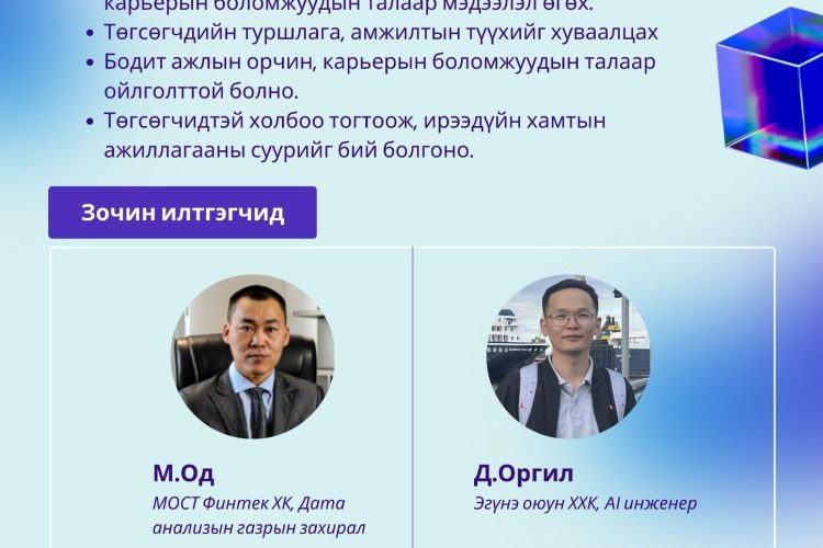 “Төгсөгчдийн индэр” лекцэд урьж байна