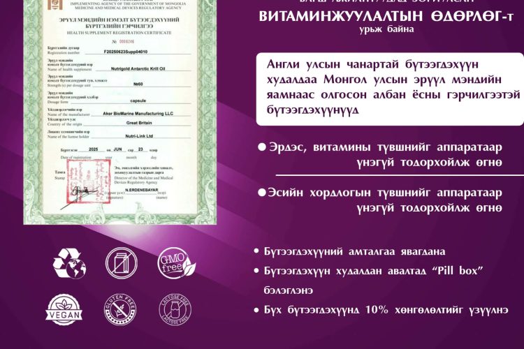 Витаминжуулалтын өдөрлөгт урьж байна