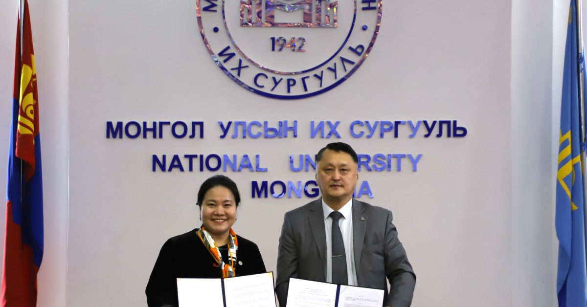 National University of Mongolia Signs Memorandum of Understanding ...