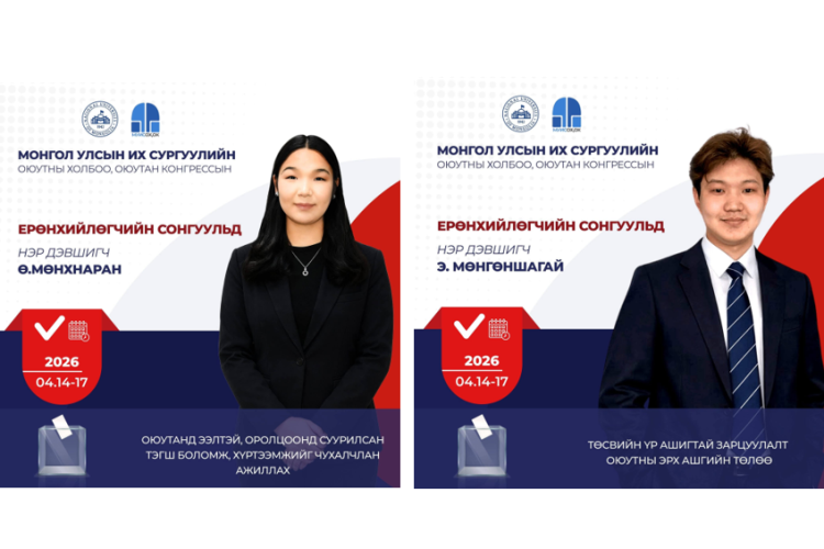 МУИС-ийн Оюутны Холбоо, Оюутан Конгрессын Ерөнхийлөгчийн сонгууль болно